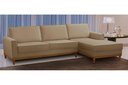Ver imagem 1 de Sofá 3 Lugares 2,10m Living com Chaise Lavinia Linho Bege Adonai Estofados