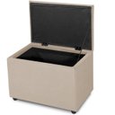 Ver imagem 1 de Puff Baú 60cm Porta Brinquedo Organização Assento Decorativo