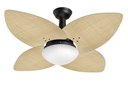 Ver imagem 1 de Ventilador de Teto Jet Aspen Venti-delta Preto Rattan Natural 220v