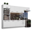 Ver imagem 3 de Armário de Cozinha Completa 330cm Branco Agata Madesa 01