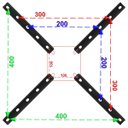 Ver imagem 6 de SUPORTE TV 10" a 56" 400X400 1 MOV BRANCO
