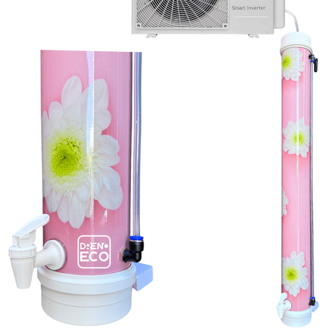 Dreno Ecológicop/ Ar Condicionado Drenoeco 8l Rosa e Branco
