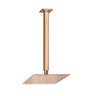 Ducha Chuveiro Slim Prizi Quadrado 20x20cm Inox 304 Rose de - 1