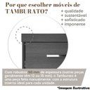 Ver imagem 7 de Gaveteiro para Escritório C/ Chave 3 Gavetas C/ Rodízios Carvalho/branco