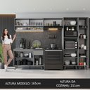 Ver imagem 6 de Armário de Cozinha Completa 300cm Cinza Nice Madesa 09