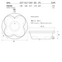 Ver imagem 2 de Spa Redondo Pieven com Hidro em Acrílico - 220v