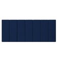 Ver imagem 3 de Cabeceira Estofada Modulada para Cama Queen Casal 160cm Azul Marinho