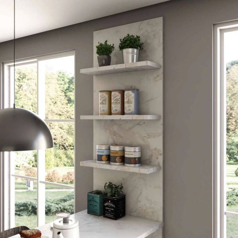 Ver imagem 1 de Painel para Cozinha com 3 Prateleiras Suprema Luciane Móveis