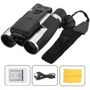 Ver imagem 2 de Binóculos digitais 12X32 com câmera telescópica, 2"binóculos digitais com display LCD para adultos, 