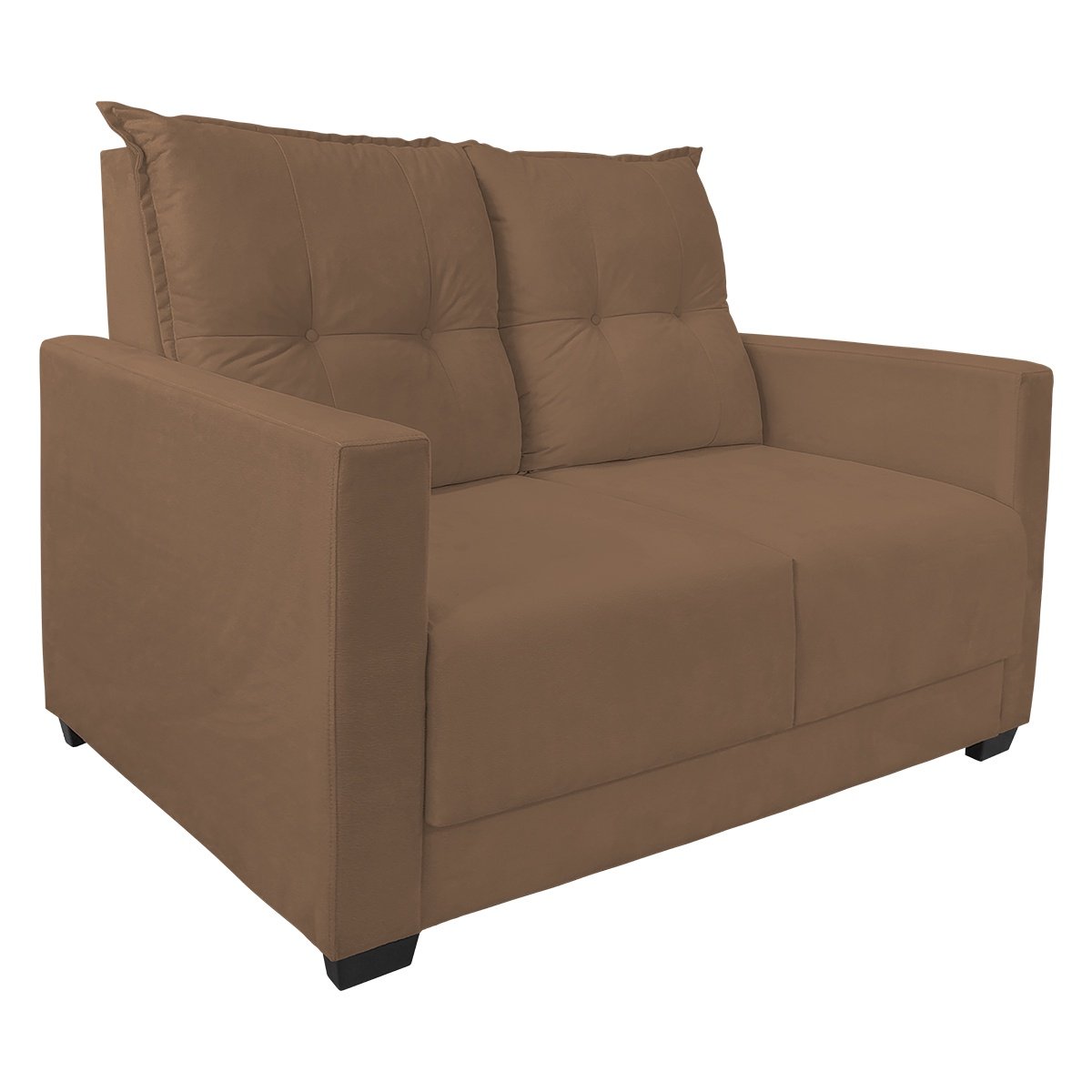 Sofa 2 Lugares Pequeno Confortavel 1,40m Berlim Bellamado:marrom