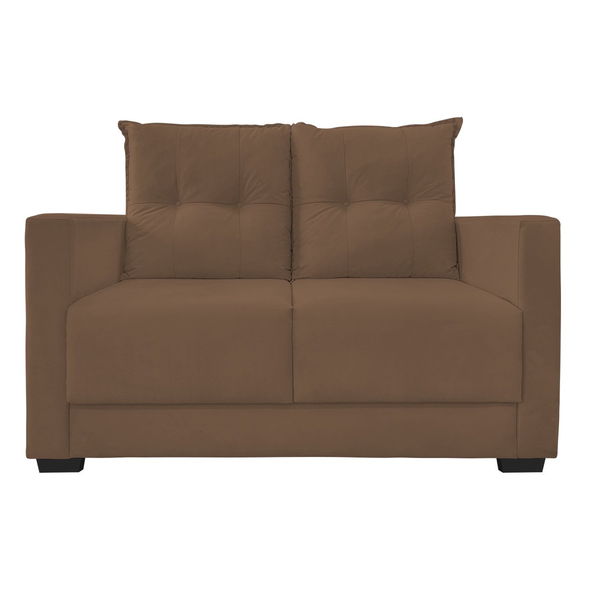 Sofa 2 Lugares Pequeno Confortavel 1,40m Berlim Bellamado:marrom - 3