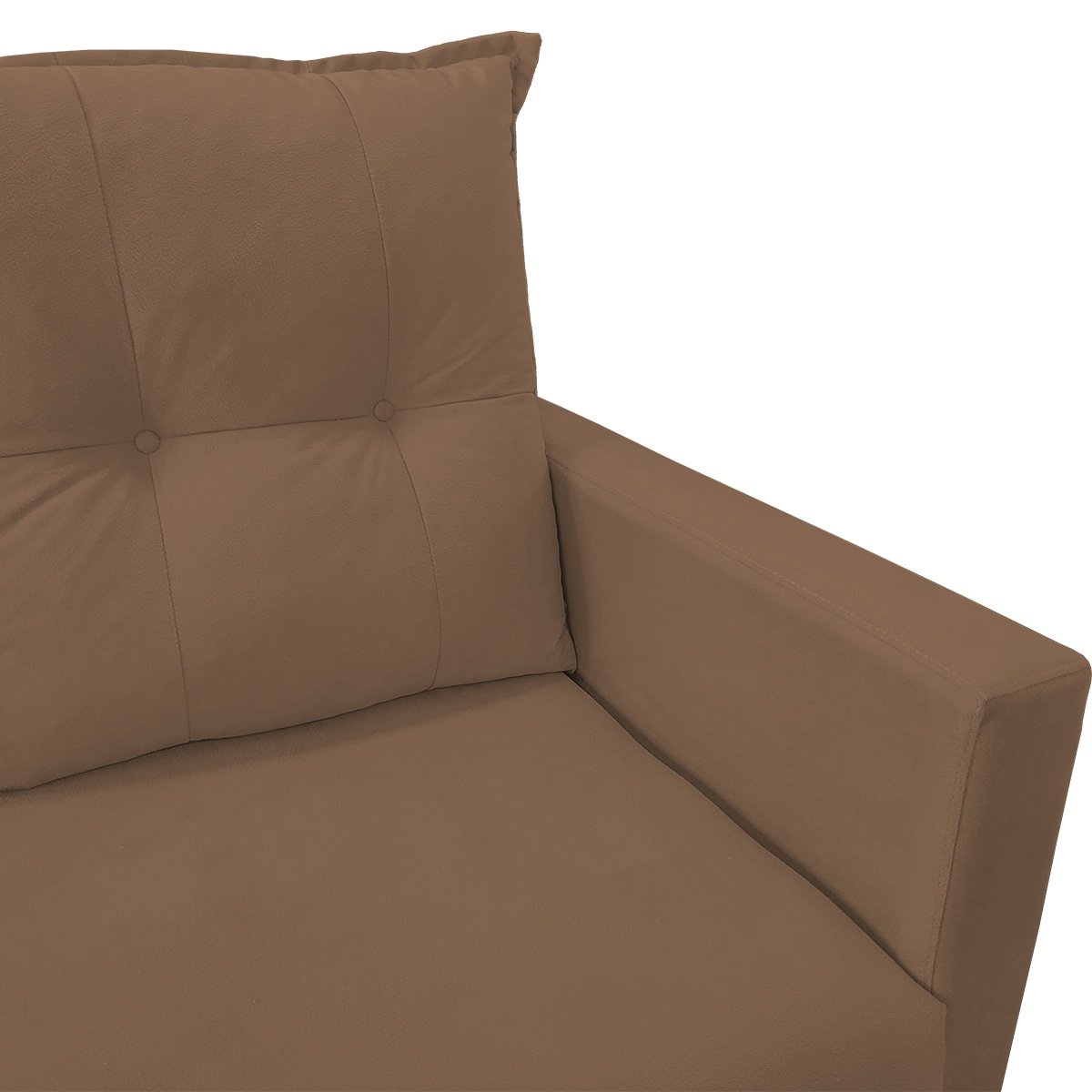 Sofa 2 Lugares Pequeno Confortavel 1,40m Berlim Bellamado:marrom - 2