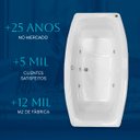 Ver imagem 5 de Banheira Dupla Verona com Hidro em Acrílico - 127v