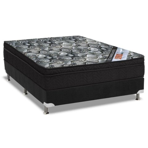 Cama Box Crc Viúva +Colchão Molas Super Pocket ISO Firme Ortobom 128x188