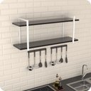 Ver imagem 2 de Prateleira Estilo Industrial Cozinha de Parede GND BP 60cm