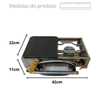 Ver imagem 6 de FOGÃO INOX INDUSTRIAL DUAS BOCAS COM CHAPA ALTA PRESSÃO GÁS