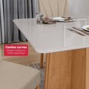 Ver imagem 5 de Mesa 0,90 Celebrare C04 Cad.apogeu Veludo Naturale Creme Amendoa Clean/off White