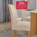 Ver imagem 7 de Mesa 0,90 Celebrare C04 Cad.apogeu Veludo Naturale Creme Amendoa Clean/off White