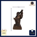 Ver imagem 6 de Escultura De Buda Sorrindo Em Resina E Acabamento Em Dourado