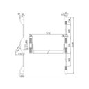 Ver imagem 3 de Barra Antipânico 3 Pontos de Fixação Push para Porta Dupla 1900 Prata Soprano