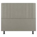 Ver imagem 3 de Cabeceira Cama Box Casal King Size Grace 195cm Sintético Bege - Abmaza