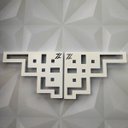 Ver imagem 4 de Mão Francesa Arabesco 20cm Quadrados Abstrato Branco Aço Zarg