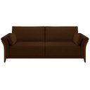 Ver imagem 6 de Sofá Decorativo 3 Lugares 222cm Market Veludo Marrom - Gran Belo