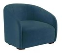 Ver imagem 1 de Poltrona Decorativa Julia Suede Azul Marinho - Lm Decor