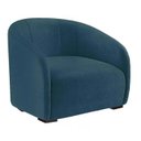 Ver imagem 1 de Poltrona Decorativa Julia Suede Azul Marinho - Lm Decor