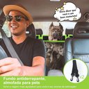 Ver imagem 5 de Capa Protetora Banco Traseiro Pet Cães Gatos Passagem Cinto