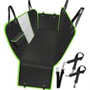 Ver imagem 1 de Capa Protetora Banco Traseiro Pet Cães Gatos Passagem Cinto