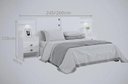 Ver imagem 2 de Cabeceira Casal/queen Rubi 100%mdf Branco - D Doro