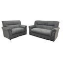 Ver imagem 7 de Conjunto de Sofá 2 X 3 Lugares Ref 5014 - Cinza Suede