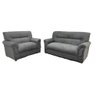 Conjunto de Sofá 2 X 3 Lugares Ref 5014 - Cinza Suede - 7