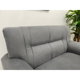 Conjunto de Sofá 2 X 3 Lugares Ref 5014 - Cinza Suede - 6