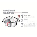Ver imagem 3 de Jogo de Panelas Fundo Triplo Tramontina Allegra 65660694 Inox Inox 65660694