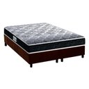 Ver imagem 1 de Cama Box Queen: Colchão Ortopédico Probel D33/EP Advanced Tech1500 + Base CRC Suede Brown(158x198