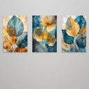 Ver imagem 4 de Quadros Decorativos Flores Abstratas