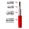 Torneira Cozinha Mesa Flexível Color 1169 Red C-72 - 6