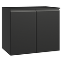 Ver imagem 1 de Balcão de Cozinha 80 cm 2 Portas Suspenso Preto Nice Madesa