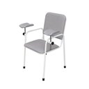 Ver imagem 3 de Cadeira Coleta Standard com Braço Lateral Cinza