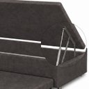Ver imagem 7 de Base Cama Box Solteiro Baú e Cama Auxiliar 0,96 Helena Vilajo: Suede Crush Cacau