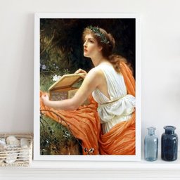 Quadro Decorativo Caixa de Pandora 33x24cm - com Vidro:moldura Preta - 2