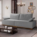 Ver imagem 1 de Sofá Living Braço Articulado Deluxe 2,50m Bouclê