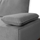 Ver mais imagens de Sofá Living Braço Articulado Deluxe 2,50m Bouclê