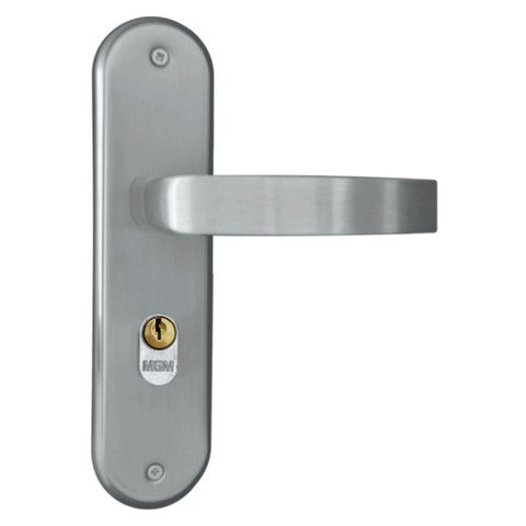 Fechadura Externa Espelho Aço 40mm MGM Torino