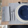 Kit Lugar Americano Retangular com Guardanapo 2 peças Cinza - 1