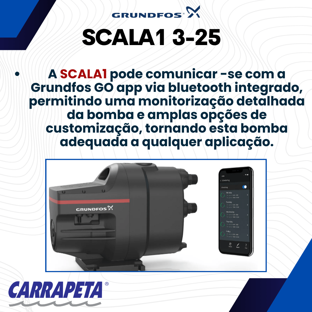 Pressurizador Scala1 5-25 115v Grundfos Scala1 5-25 | 115v - 3