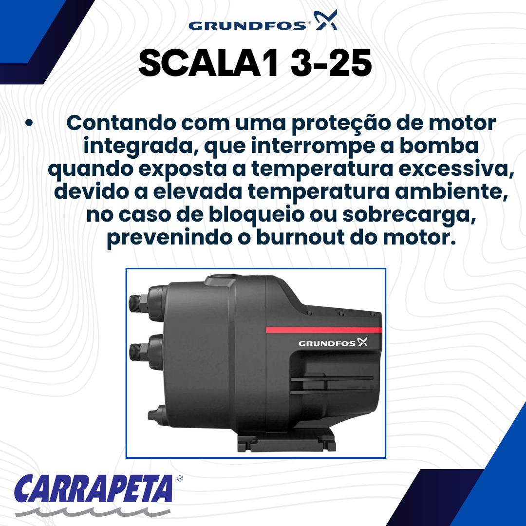 Pressurizador Scala1 5-25 115v Grundfos Scala1 5-25 | 115v - 4
