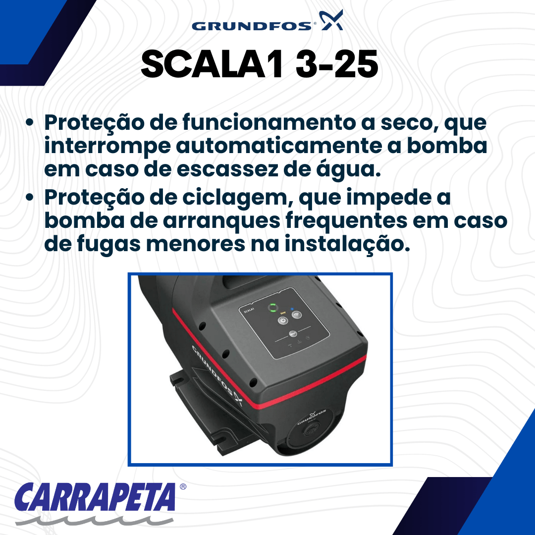 Pressurizador Scala1 5-25 115v Grundfos Scala1 5-25 | 115v - 5